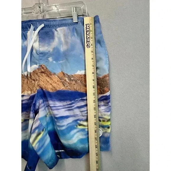Men's Brooklyn‎ Cloth Mfg Co Volley Swim Trunks Size Large Ocean Beach Design - Picture 6 of 10